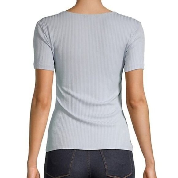 Ribbed Squareneck Top - Picture 3 of 9